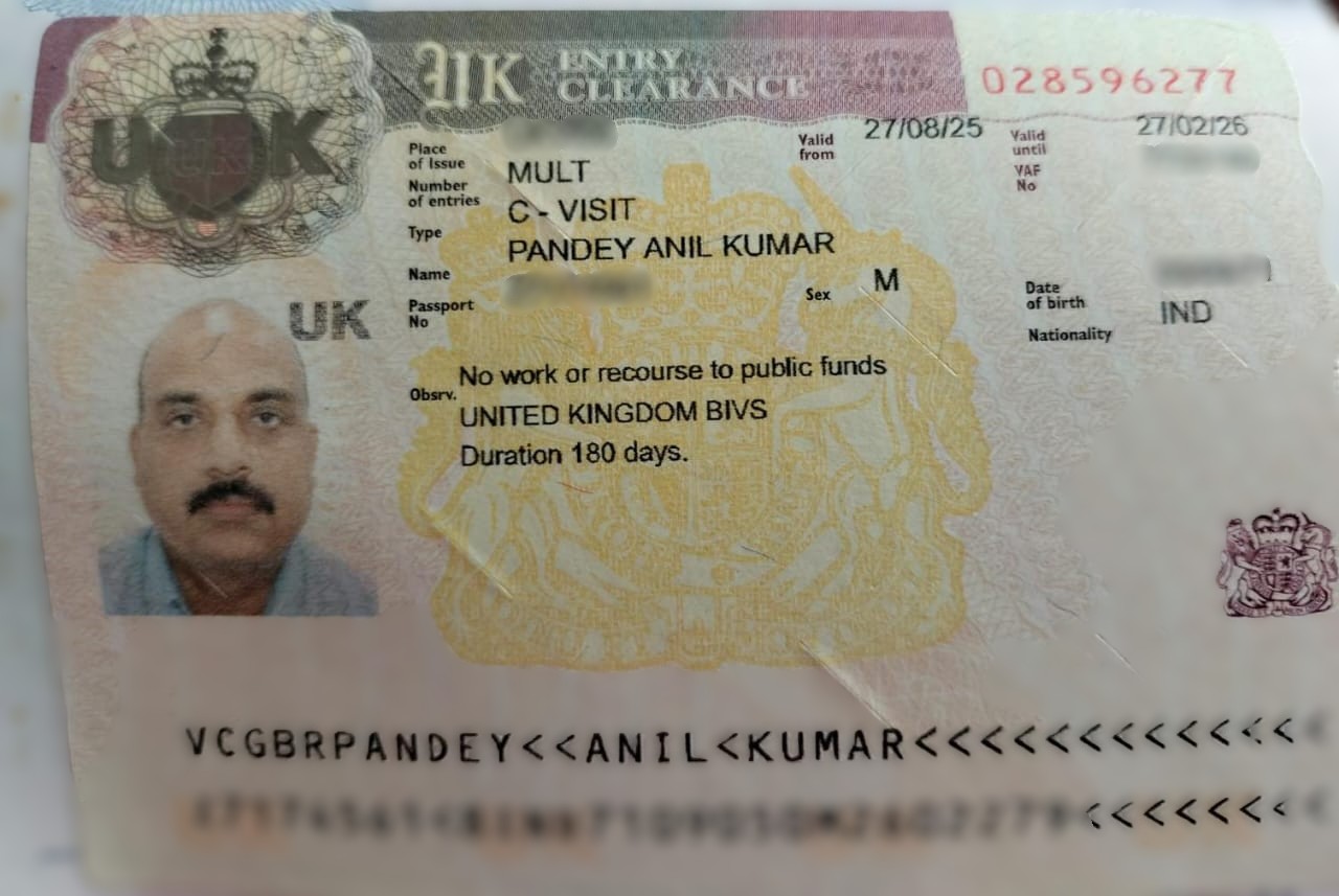 Anil Kumar Pandey Visa